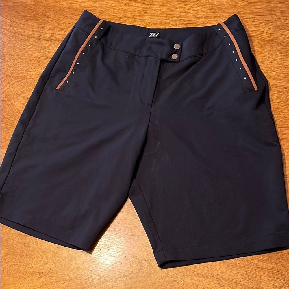 Vintage Tail Dark Navy Bermuda Shorts